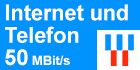 NetCologne Internet und Telefon 50 MBit/s Tarif (Doppel-Flat)