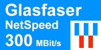 NetCologne Glasfaser NetSpeed 300 Tarif - schnelles Internet