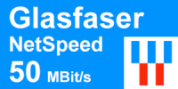 NetCologne Glasfaser NetSpeed 50 Tarif - Internet zum Sparpreis